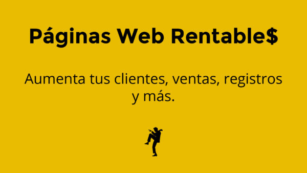 paginas web rentables, marketing digital